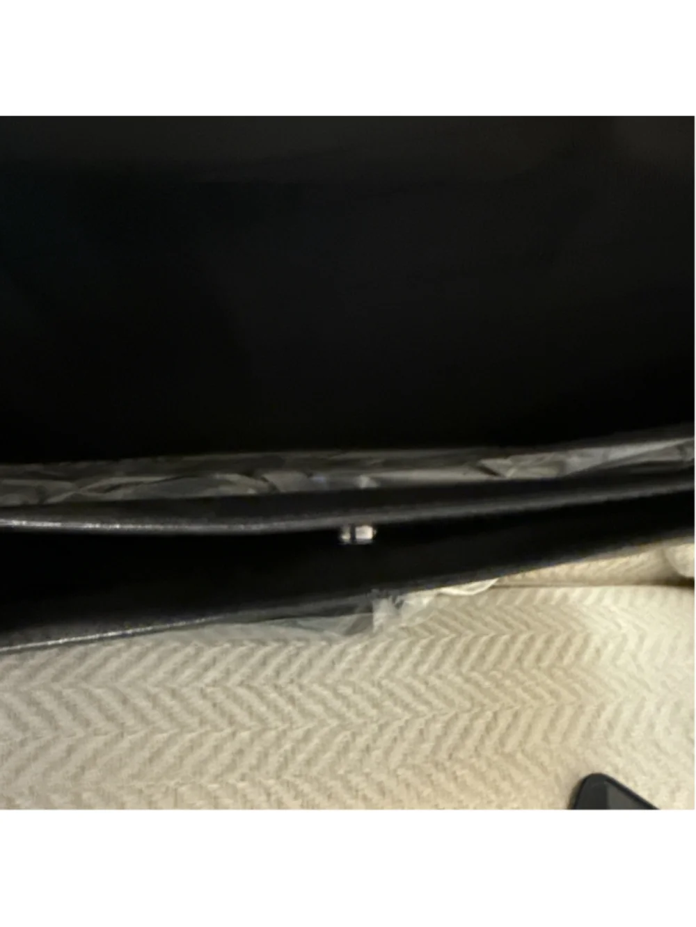 KENNETH COLE NEW YORK Black Leather Laptop Briefcase Large